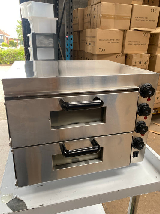 Commercial Pizza Oven - Twin Deck