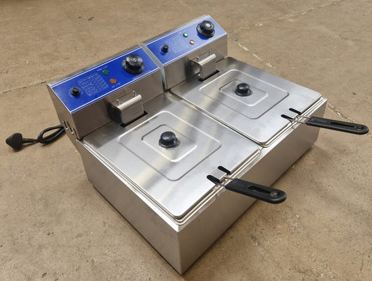 Double Tank Commercial Fryer