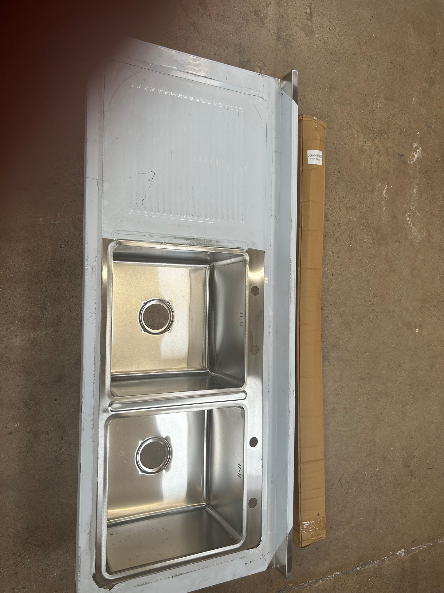 Commercial Double Bowl Sink - 1500mm